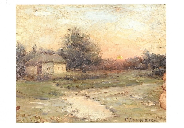  «Листівка Сільська хатина (uaMP38)», бренда Artistic Card - фото №1