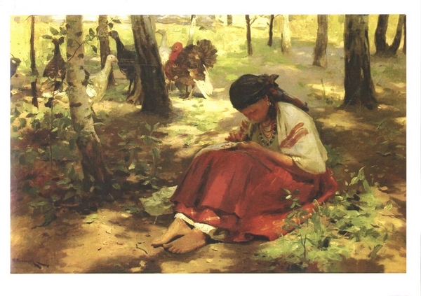 «Листівка У затінку, пр. 1900 (uaMP17)», бренда Artistic Card - фото №1