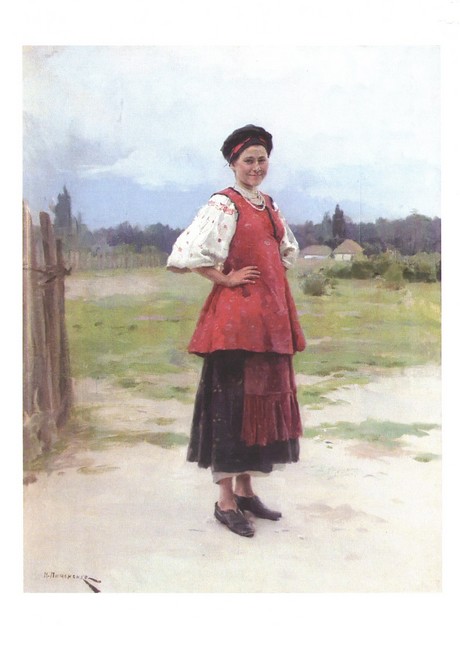 «Листівка Молодиця, пр. 1890 (uaMP09)», бренду Artistic Card - фото №1