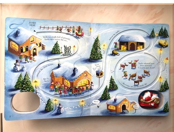 [object Object] «Santa's Christmas Journey with Wind-Up Sleigh», автор Фиона Уотт - фото №2 - миниатюра