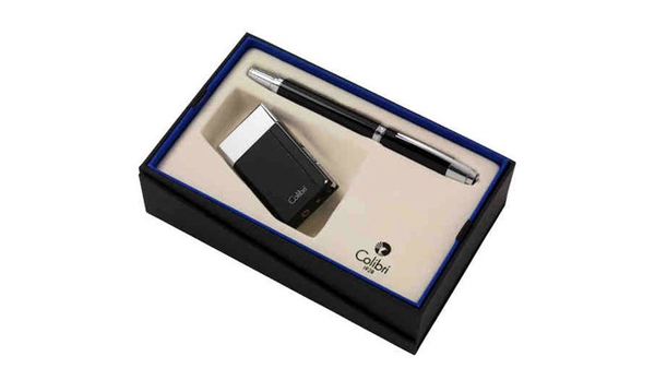  «Подарочный набор Colibri Зажигалка Aspire+Ручка (Co82103gs-c)», бренда Colibri - фото №1