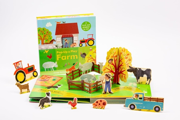 Паперова книга «Pop-Up And Play: Farm», автор Коріна Флетчер - фото №1