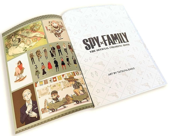 Бумажная книга «Spy x Family. The Official Coloring Book», автор Тацуя Эндо - фото №1