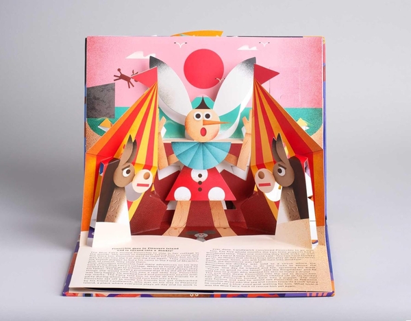 Бумажная книга «The Adventures of Pinocchio: A Pop-Up Book», автор Карло Коллоди - фото №1