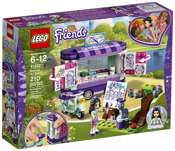  «Конструктор LEGO Friends Мольберт Емми 210 деталей (41332)», бренду LEGO - фото №1