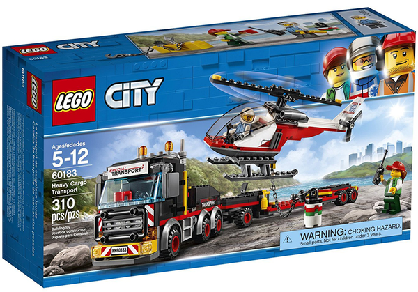  «Конструктор LEGO City Перевозка тяжелых грузов 310 деталей (60183)», бренда LEGO - фото №1
