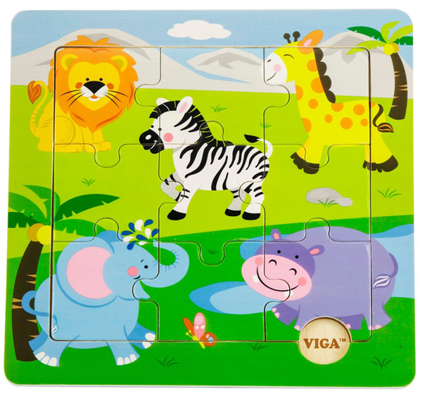  «Пазл Viga Toys Сафари (50838) », бренда Viga Toys - фото №1