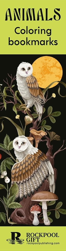 Паперова книга «Animals Coloring Bookmarks», автор Rockpool Publishing - фото №1