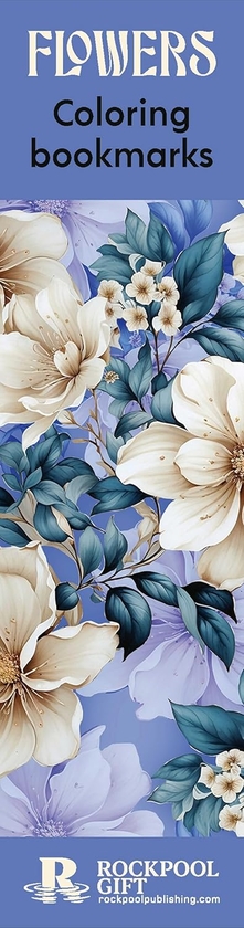 Бумажная книга «Flowers Coloring Bookmarks», автор Rockpool Publishing - фото №1
