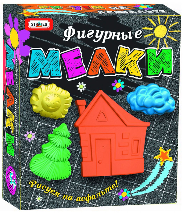  «Фигурные мелки Strateg Окружающий мир (505)», бренда Strateg - фото №1