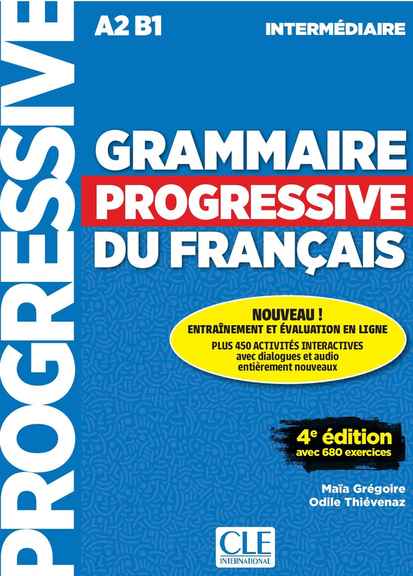 [object Object] «Grammaire Progressive du Francais. Niveau intermédiaire (+CD-ROM)», авторів Майя Грегорі, Оділь Тьєвеназ - фото №1