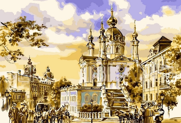  «Картина за номерами Babylon Софія Київська (VPS051new)», бренду Babylon - фото №1