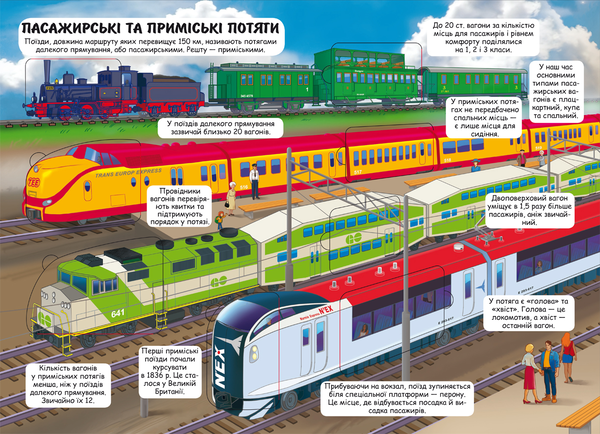 [object Object] «Потяги. Цікава книжка з віконцями» - фото №3 - миниатюра