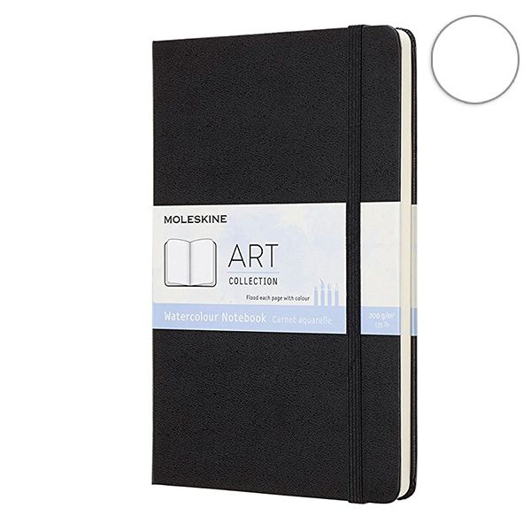  «Блокнот Moleskine Art Акварель Черный (ARTQP084)», бренда Moleskine - фото №1