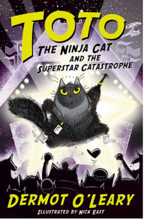 Паперова книга «Toto the Ninja Cat and the Superstar Catastrophe», автор Дермот О'Лірі - фото №1