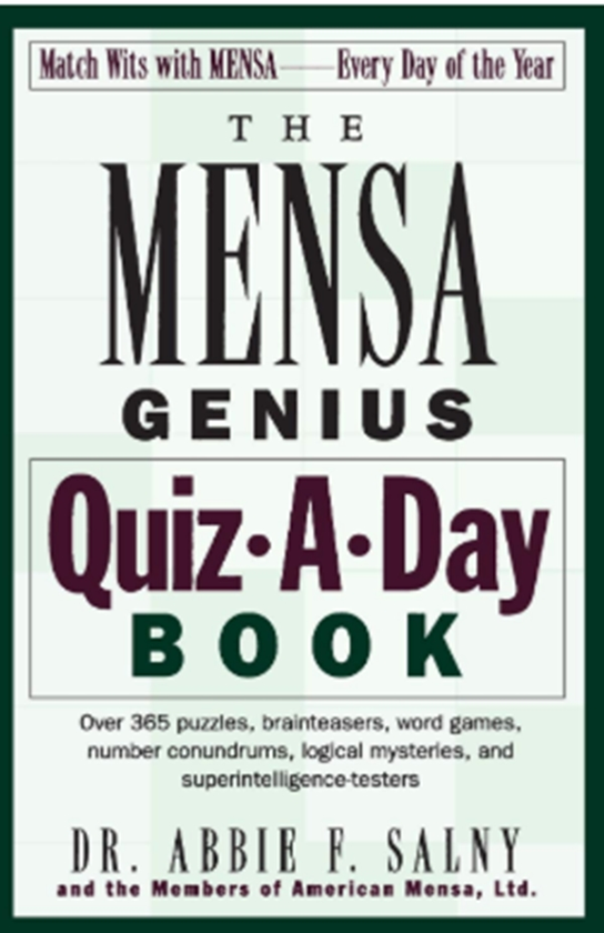 Бумажная книга «The Mensa Genius Quiz-a-day Book», авторов Эбби Ф. Сальни, Менса - фото №1