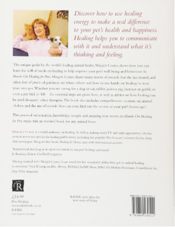 Бумажная книга «Hands-On Healing For Pets : The Animal Lover's Essential Guide To Using Healing Energy», автор Маргрит Коутс - фото №1