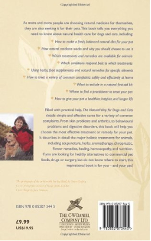 Бумажная книга «Natural Way for Dogs and Cats», автор Миди Фэргрив - фото №1