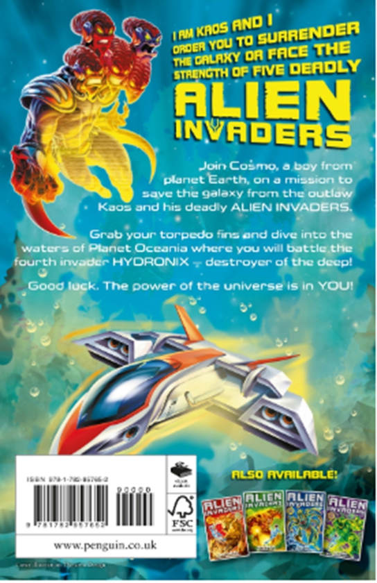 Бумажная книга «Alien Invaders 4: Hydronix - Destroyer of the Deep», автор Макс Сильвер - фото №1