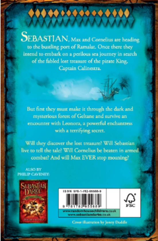 Паперова книга «Sebastian Darke: Prince of Pirates», автор Філіп Кейні - фото №1