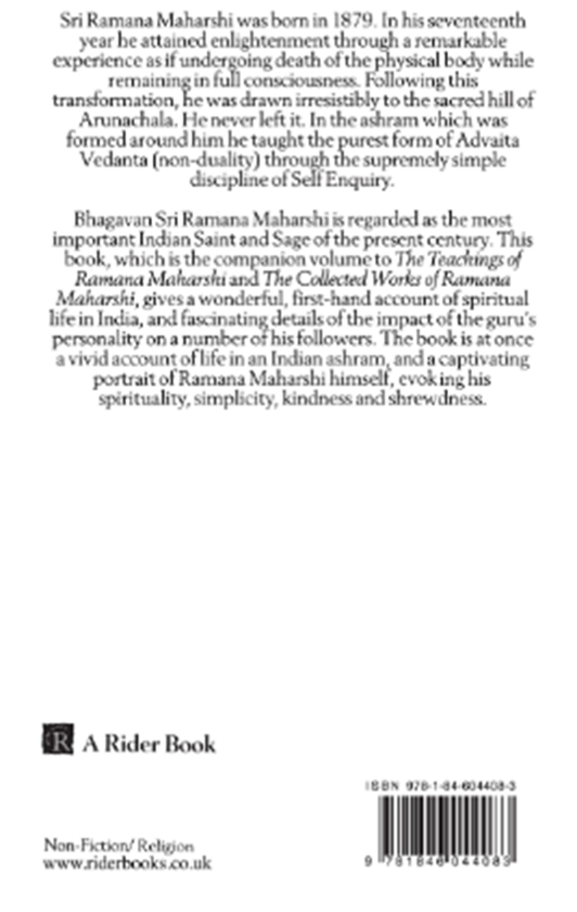 Паперова книга «Ramana Maharshi And The Path Of Self Knowledge», автор Артур Осборн - фото №1