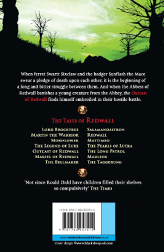 Паперова книга «Outcast Of Redwall», автор Брайан Джейкс - фото №1