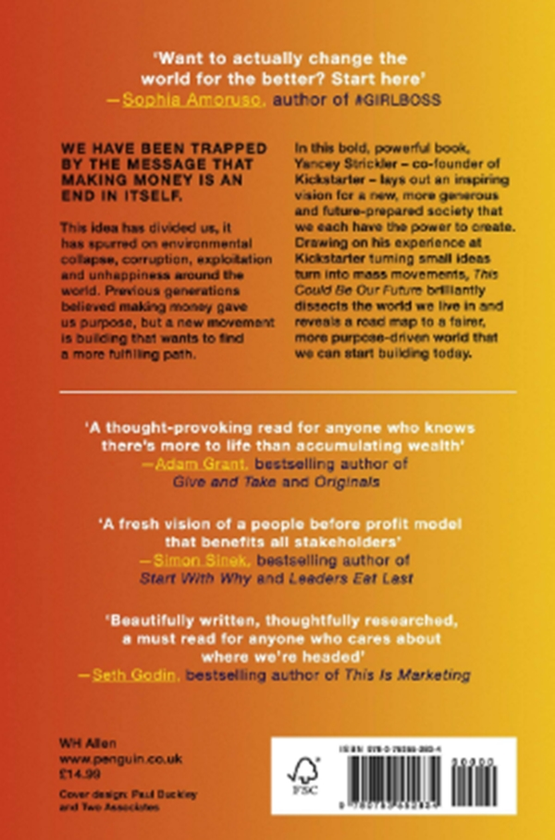 Бумажная книга «This Could Be Our Future : A Manifesto for a More Generous World», автор Янси Стриклер - фото №1