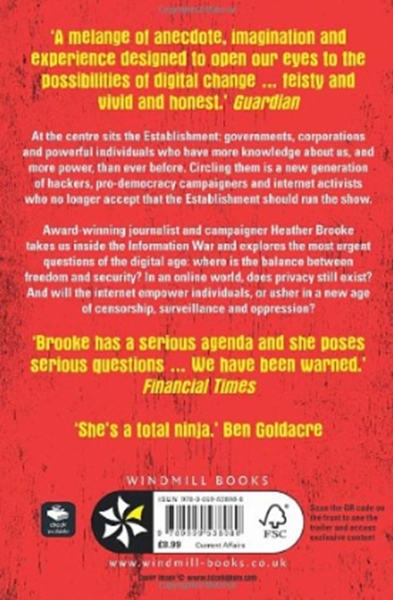 Бумажная книга «The Revolution will be Digitised : Dispatches from the Information War», автор Хизер Брук - фото №1