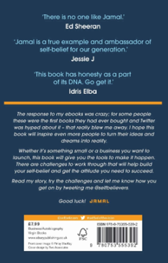 Паперова книга «Self Belief: The Vision: How to Be a Success on Your Own Terms», автор Джамал Едвардс - фото №1