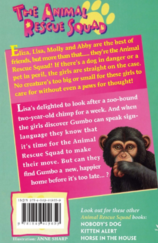 Паперова книга «The Animal Rescue Squad - Hand-Me-Down Chimp», авторів Еллен Вейс, Мел Фридман - фото №1