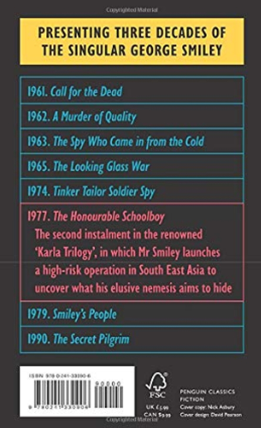 Паперова книга «The Honourable Schoolboy : The Smiley Collection», автор Джон Ле Карре - фото №1