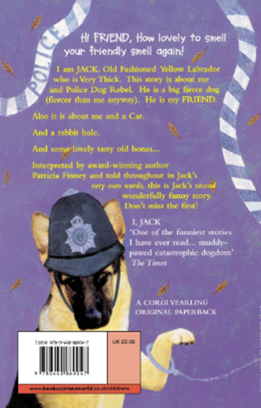 Паперова книга «Jack And Police Dog Rebel», автор Патріція Фінні - фото №1