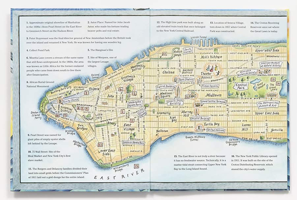 Паперова книга «Manhattan. Mapping the Story of an Island», автор Дженніфер Термес - фото №1