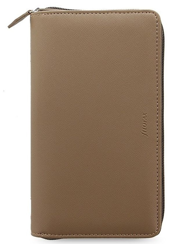  «Органайзер Filofax Saffiano Compact Zip Fawn (20-028759)», бренда Filofax - фото №1