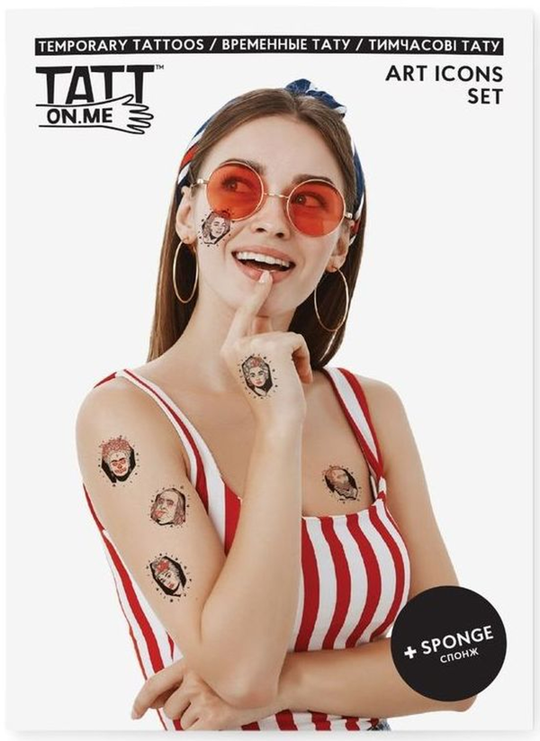 «Временные тату TATTon.me Art Icons Set», бренда TATTon.me - фото №1