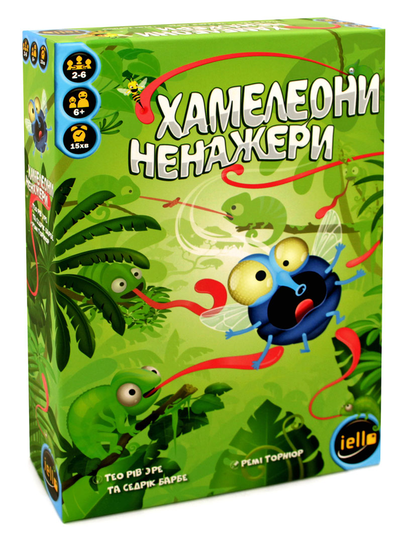  «Настольная игра Ігромаг Хамелеони ненажери (3760175515767)», брендов Игромаг, IELLO - фото №1
