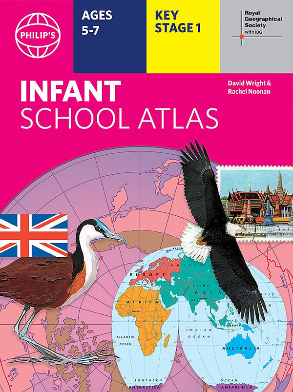 Бумажная книга «Philip's RGS Infant School Atlas », авторов Дэвид Райт, Рэйчел Нунан - фото №1