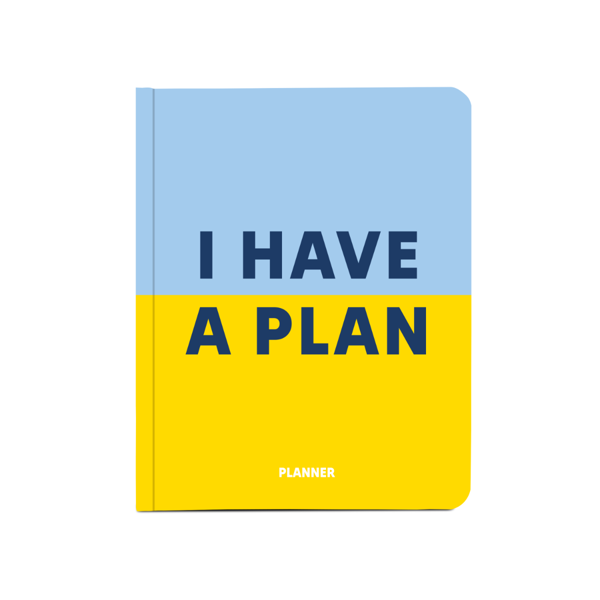  «Планер Orner I HAVE A PLAN блакитно - жовтий (orner-2051)», бренда Orner - фото №1