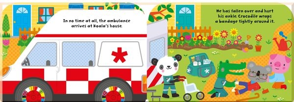 Паперова книга «Baby's Very First Ambulance Book», автор Фіона Вотт - фото №1
