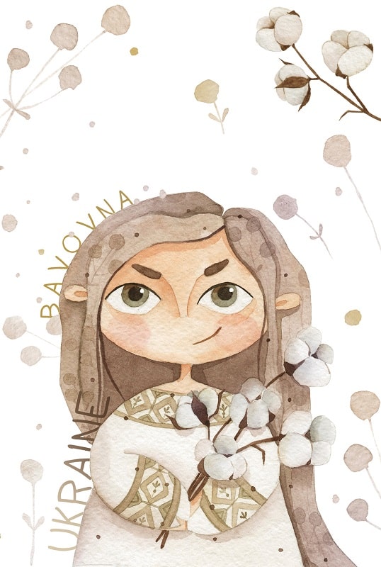  «Листівка PollyArt Ukraine. Бавовна», бренда PollyArt - фото №1