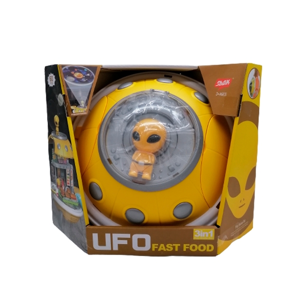  «Іграшка-сюрприз Play Joyin НЛО Фаст Фуд (UFO Projection Fast Food) (25752)», бренду Play Joyin - фото №1
