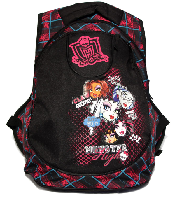  «Рюкзак стандартный Monster High Граффити 22124 (117881)», бренда Росмэн-Пресс - фото №1