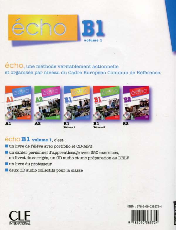[object Object] «Écho B1 volume 1 - Cahier d'exercices (+ CD audio)», авторів Джекі Жирарде, Жак Пешер - фото №2 - мініатюра