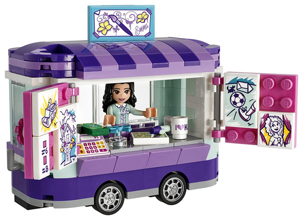 «Конструктор LEGO Friends Мольберт Емми 210 деталей (41332)», бренду LEGO - фото №1