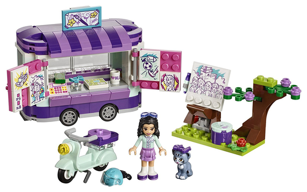  «Конструктор LEGO Friends Мольберт Емми 210 деталей (41332)», бренду LEGO - фото №1