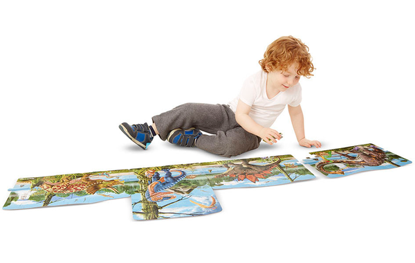  «Напольный пазл Melissa&Doug Динозавры 4 в 1 (MD8914)», бренда Melissa & Doug - фото №1