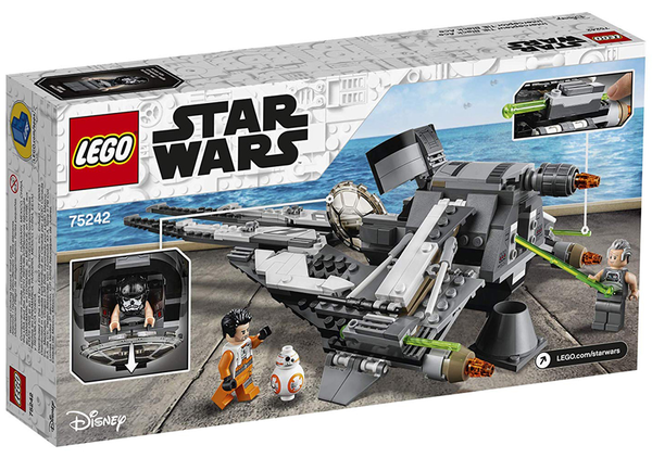  «Конструктор LEGO Star Wars Перехоплювач СІД Чорного аса 396 деталей (75242)», бренду LEGO - фото №1