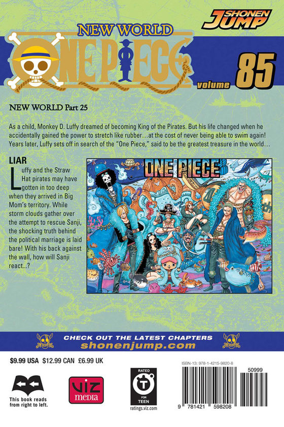 Книга «One Piece. Volume 85» – Еїтіро Ода, купити за ціною 717 на