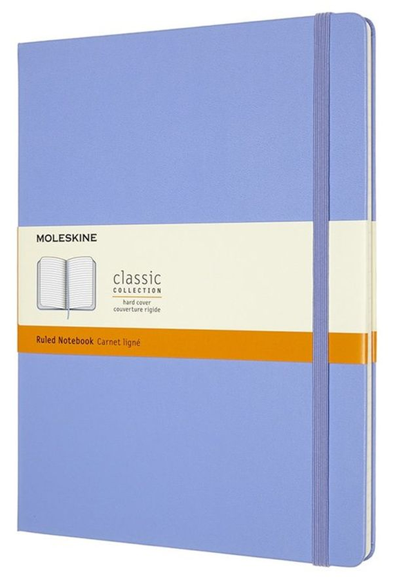  «Блокнот Moleskine Classic Большой Линейка Голубая гортензия (QP090B42)», бренда Moleskine - фото №1