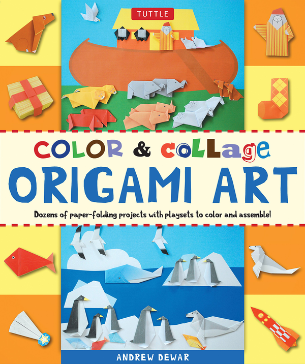 Паперова книга «Color and Collage Origami Art Kit», автор Ендрю Дьюар - фото №1